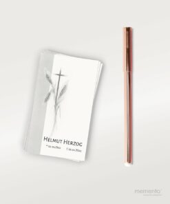 Produktbild Sterbebild Kreuz und Ähren