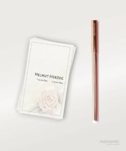 Produktbild Sterbebild Pastellfarbige Rose