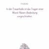 Mustertext Corona Mund-Nasen-Bedeckung