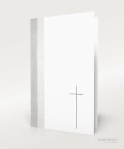 Produktbild Silberrand Trauerkarte und Danksagung Trauer