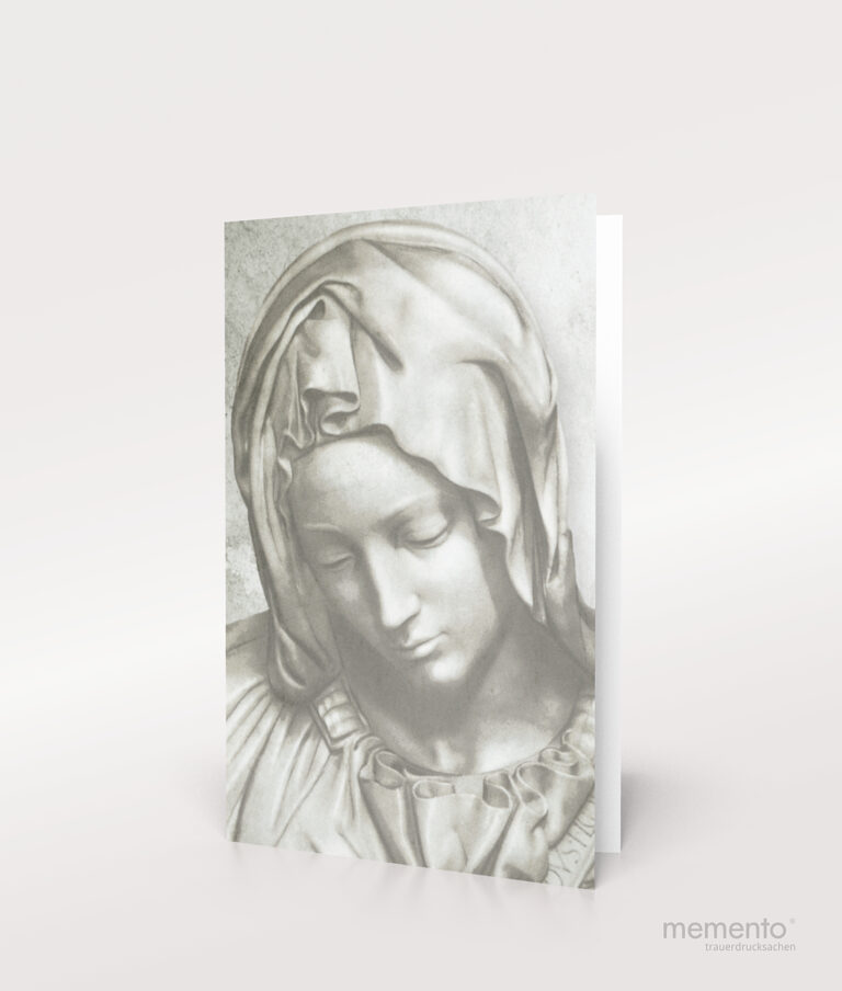 Produktbild Sterbebild Madonna Pieta