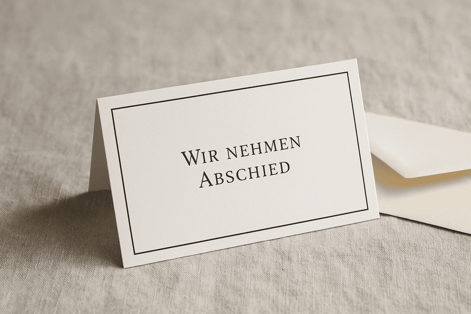 Produktabbildung Express Trauerkarten